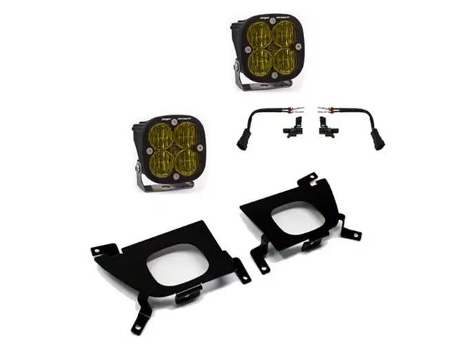 Silverado Fog Pocket for 19-Up Silverado 1500/2500/2500 HD FPK SAE Amber Baja Designs