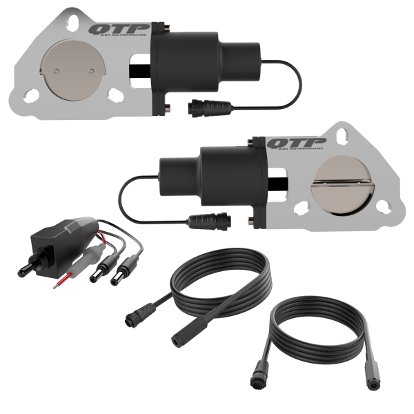 DUAL 2.50 INCH QTP ELECTRIC CUTOUT VALVES