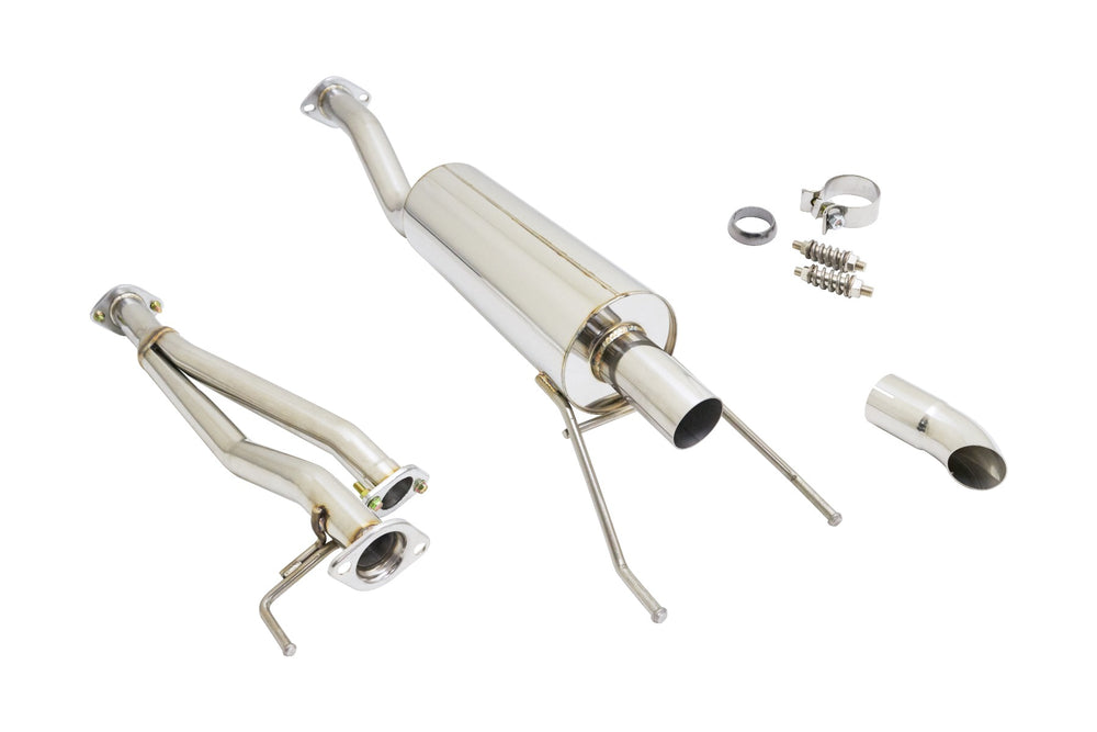 Megan Cat-Back OE-RS Toyota Tacoma 16 Stainless single center drop down Tip
