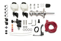 Wilwood Tandem Remote M/C Kit w L/H Bracket & Prop Valve - 7/8in Bore Ball Burnished-W/Pushrod