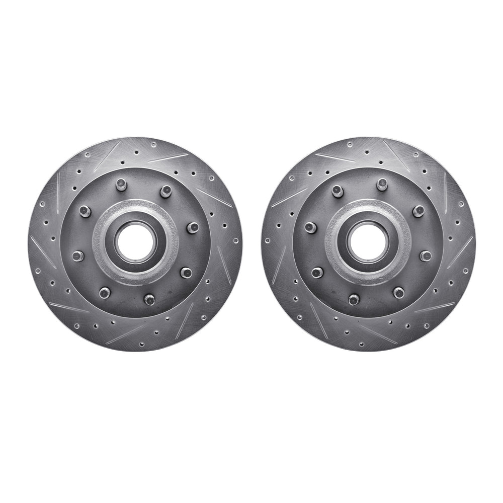 R1 Concepts Brake Rotor- D/S - Silver Fits Dodge B2500