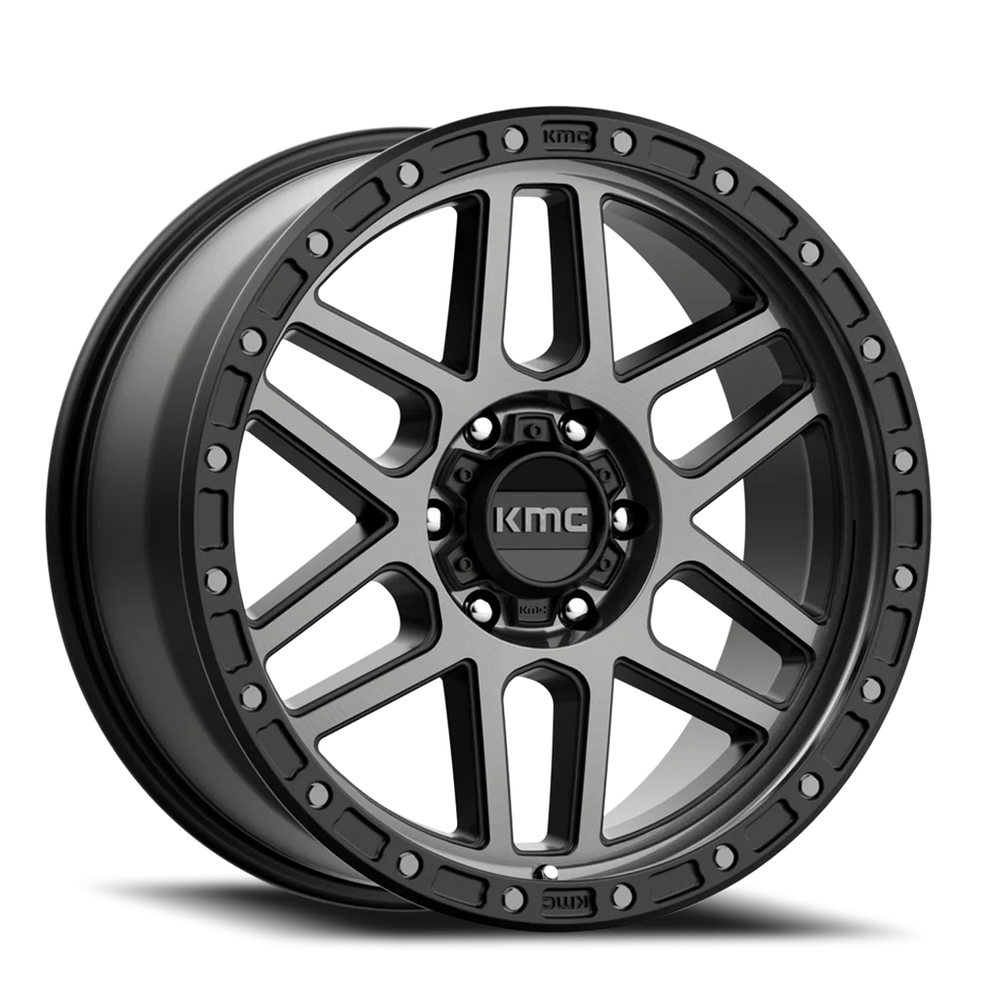 KMC Wheels black auto part
