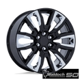 PR225 22X9 6X5.5 G-BLK-CHR 28MM