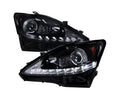 LED PROJECTOR HEADLIGHT GLOSS BLACK