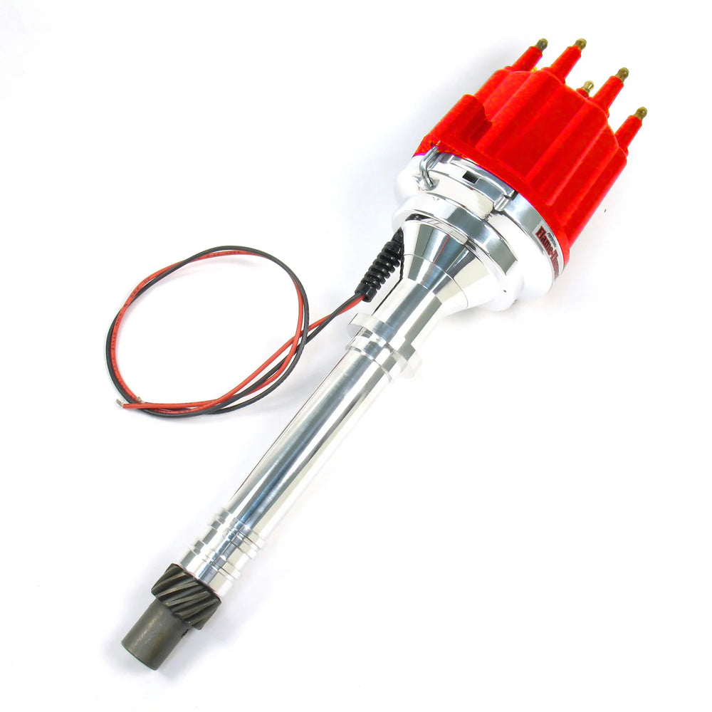 Distributor Cap: Various Makes and Models; General Motors; billet red