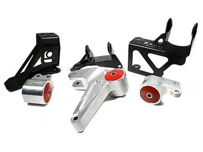 Innovative 94-01 Integra K-Series Black Steel Mounts 85A Bushings (Not K24 Trans)