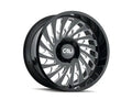 SWITCHBACK (9108) GLOSS BLACK/MILLED 20X12 5127 51MM 78.1MM