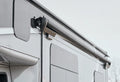 120 IN SLIDE TOPPER AWNING TUBE W/ BLACK CANOPY & HDWR (FLNG TO FLNG 110115.75