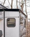 120 IN SLIDE TOPPER AWNING TUBE W/ BLACK CANOPY & HDWR (FLNG TO FLNG 110115.75