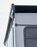 120 IN SLIDE TOPPER AWNING TUBE W/ BLACK CANOPY & HDWR (FLNG TO FLNG 110115.75