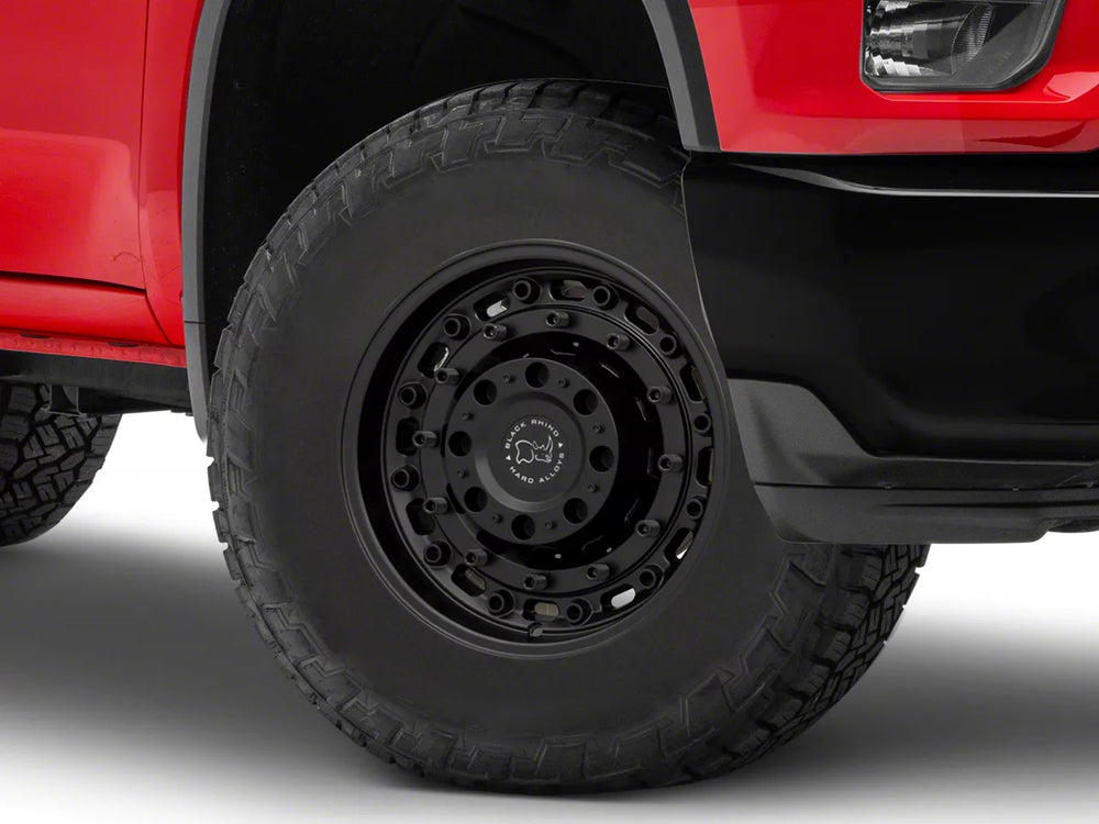 ARSENAL 18x9.5 8/180 ET12 CB125.1 TEXTURED MATTE BLK