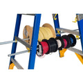 WERNER 12FT OLD BLUE ELECTRICIAN JOBSTATION LADDER TYPE IAA 375# CAPACITY