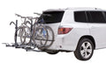 CREST DELUXE 4 LOCK & TILTING PLATFORM HITCH RACK 4 BIKE BLACK