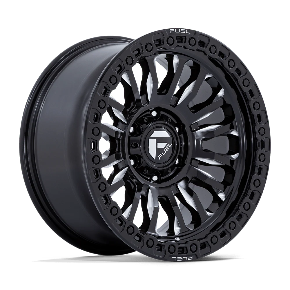 D857 18X9 8X180 G-BLK MILL 1MM