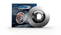 SHW 20-21 Ford Mustang Shelby GT500 5.2L Rear Smooth Lightweight Brake Rotor (KR3Z2C026A)