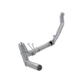 MBRP 08-10 F250/F350/F450 6.4L PS AL Steel 4in Filter-Back Single Side - No Muffler w/ DP