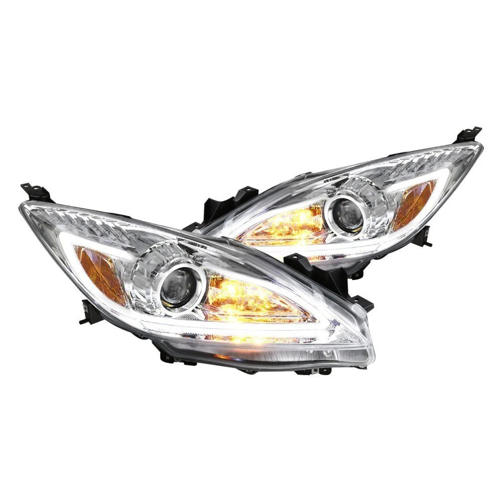 PROJECTOR HEADLIGHT BLACK HOUSING W