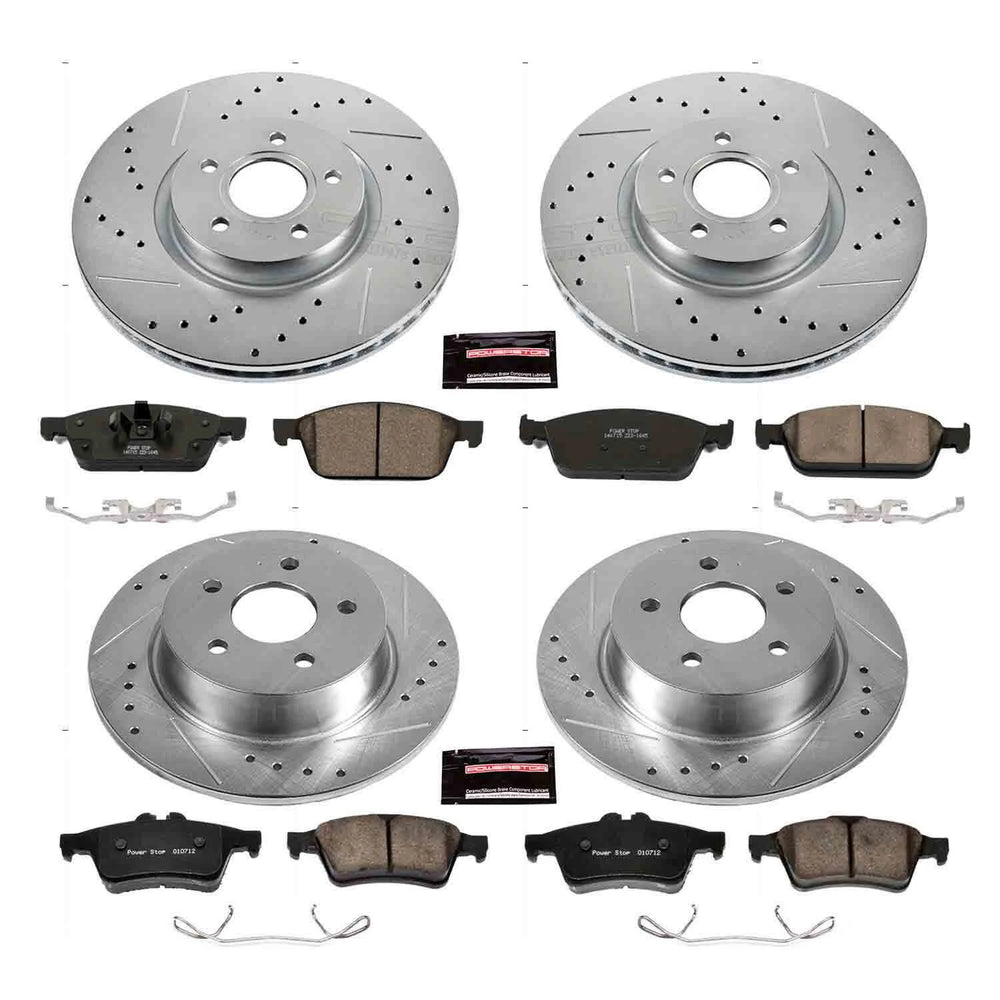Power Stop 13-16 Ford Escape Front & Rear Z23 Evolution Sport Brake Kit