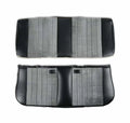8187 C/K SEAT UPHOLSTERY KIT STANDARD PLEAT CLOTH/VINYL BLACK/SILVER