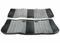 8187 C/K SEAT UPHOLSTERY KIT STANDARD PLEAT CLOTH/VINYL BLACK/SILVER