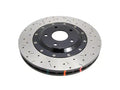 DBA 02-10 WRX / 13+ FR-S / 13+ BRZ Premium Front Drilled & Slotted 5000 Series Rotor w/ Black Hat