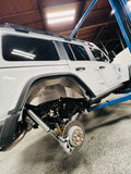 18C WRANGLER REAR ALUMINUM INNER FENDERS BLACK