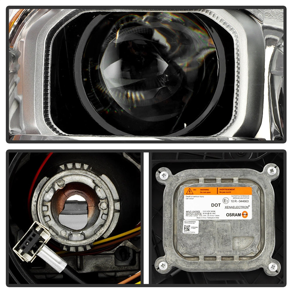 1719 ESCAPE W/LED DRL HID & BALLAST ASSEMBLY PROJECTOR HEADLIGHT OE RIGHT