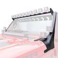 Multi-LED Roof Cross Bar and 4-Pod A-Pillar Brackets ONLY Holds (14) 3-Inch ZROADZ Light Pods (Not Included)