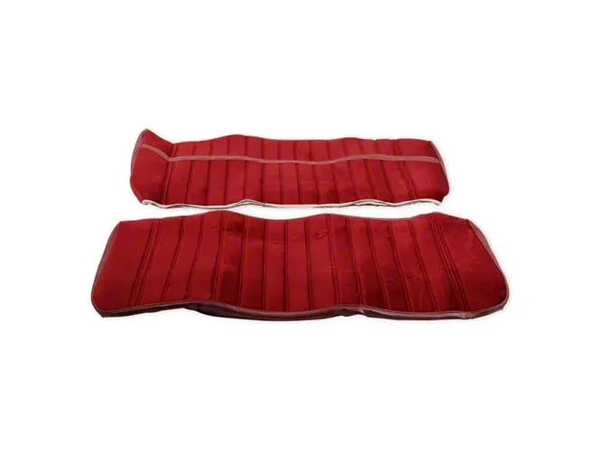 7380 C/K SEAT WPHOLSTERY KIT CLOTH/VINYL MAROON/BURGUNDY