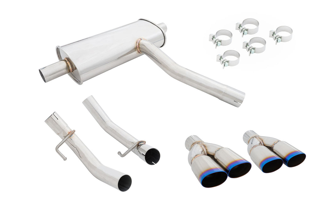 Megan Axle Back Exhaust Benz CLA250 14-18 Burnt Roll Tip