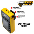 Rugged Radios H80 Track Talk Headset w/ NITRO BEE XTREME UHF Race Receiver and Carry Bag