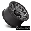 D825 20X10 6X5.5 M-GNMTL BLK-RG -18