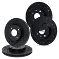 R1 Concepts Brake Rotor- D/S - Black Fits Volvo S40
