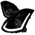 2DR PROJECTOR HEADLIGHTS WITH SEQUENTIAL SIGNAL SMOKE- FIT XENON MODEL