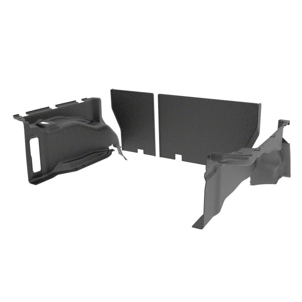 07-10 Jeep Wrangler JKU 4DR cargo upgrade (wheelhouse covers (l/r) seatback covers mesa smoke