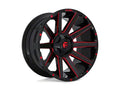 ~(49 lbs. 23X23X13)~ CONTRA 20x10 8x165.10 GLOSS BLACK RED TINTED CLEAR (-18 mm)