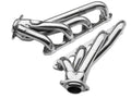 BBK 79-93 Mustang 351 Swap Shorty Unequal Length Exhaust Headers - 1-5/8 Silver Ceramic