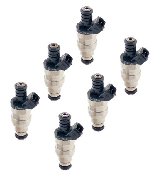 Fuel Injectors 19 Lb/Hr Ev1 / Minitimer High Impedance Set Of 6 Injectors ACCEL