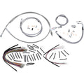 Complete Stainless Braided Handlebar Cable/Brake Line Kit