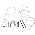 Complete Stainless Braided Handlebar Cable/Brake Line Kit