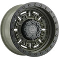 ABRAMS 18x9.5 5/127 ET18 CB71.6 OD GREEN