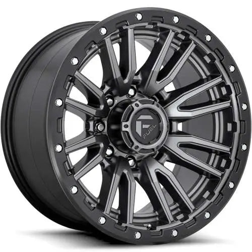 ~(53 lbs. 23X23X13)~ REBEL 20x10 8x180.00 MATTE GUN METAL BLACK BEAD RING (-18 mm)