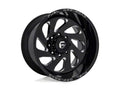 ~(56 lbs. 25X25X15)~ VORTEX 22x12 6x135.00 GLOSS BLACK MILLED (-44 mm)