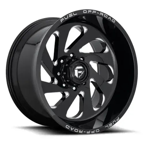~(56 lbs. 25X25X15)~ VORTEX 22x12 6x135.00 GLOSS BLACK MILLED (-44 mm)
