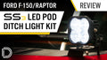Diode Dynamics - SS3 LED Ditch Light Kit for 2015-2020 Ford F-150/Raptor, Pro White Combo