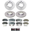 Power Stop 22-23 Ford Transit-150 Front and Rear Z17 Coated Brake Kit