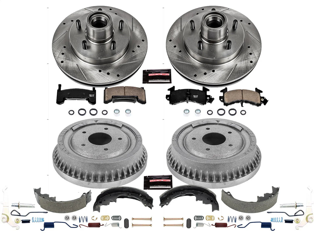 Power Stop 85-87 Buick Regal Front & Rear Z23 Evolution Sport Brake Kit
