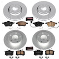Power Stop 98-04 Audi A6 Quattro Front & Rear Z23 Evolution Sport Coated Brake Kit