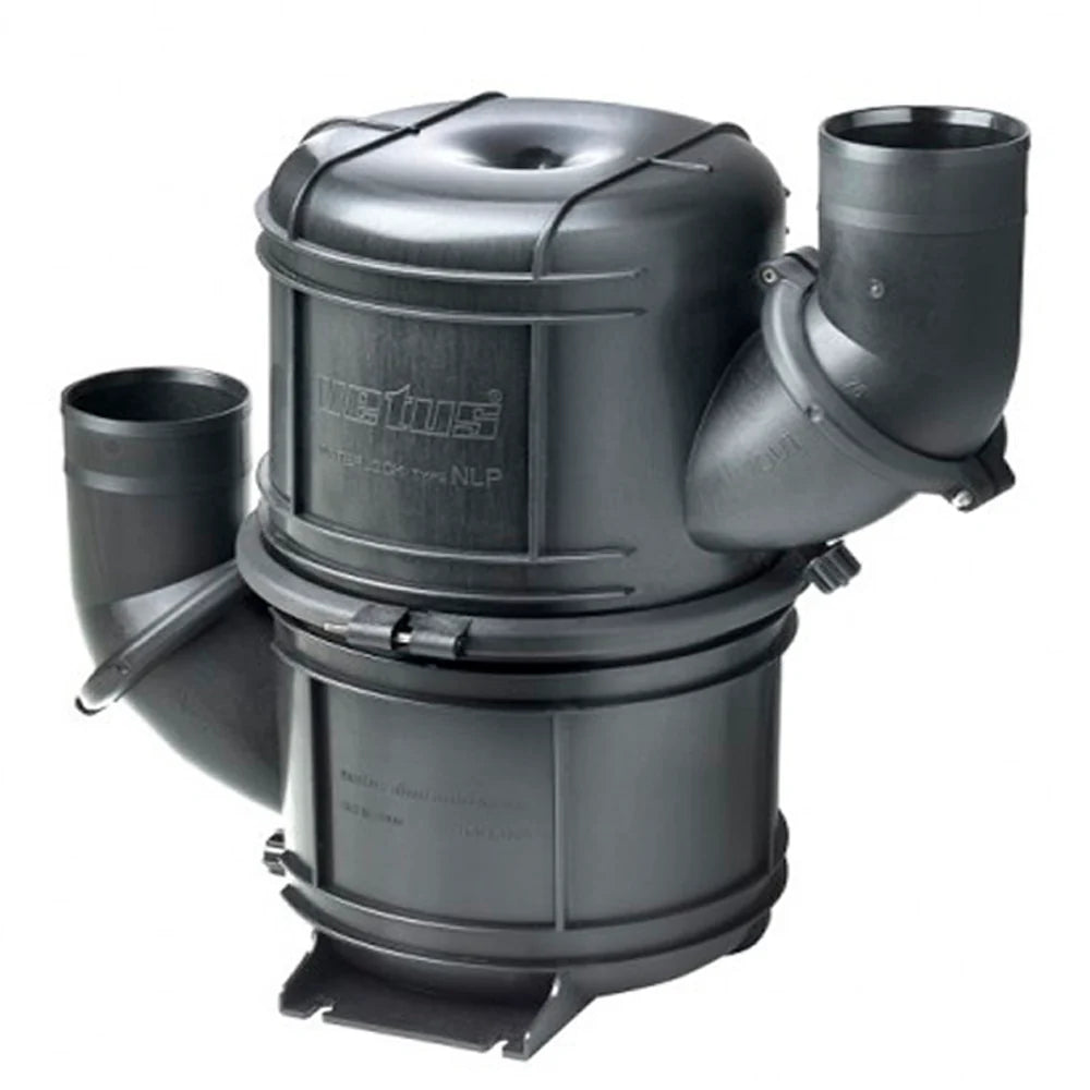 BLACK HD ROTATABLE WATERLOCK/MUFFLE