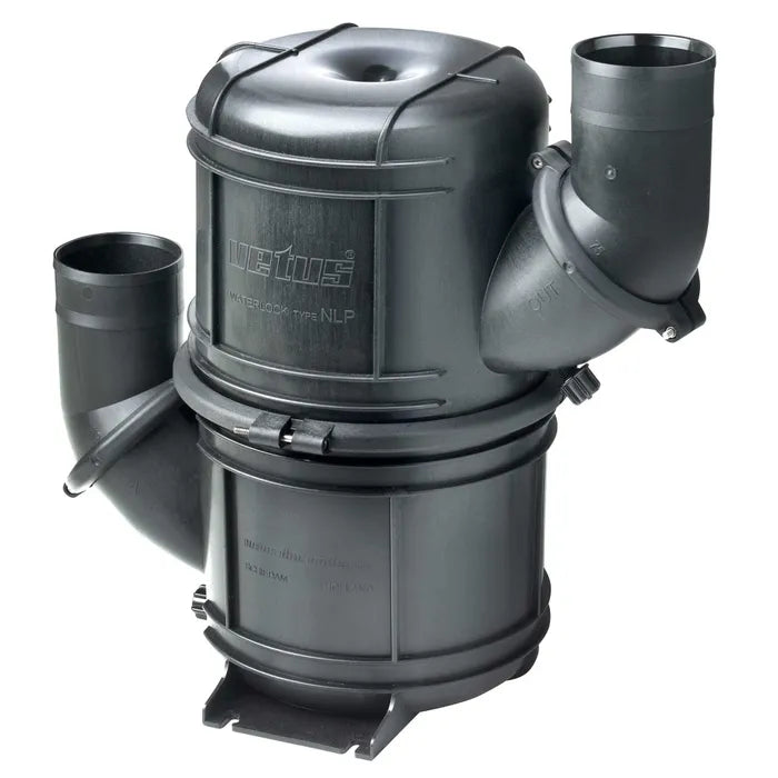 BLACK HD ROTATABLE WATERLOCK/MUFFLE